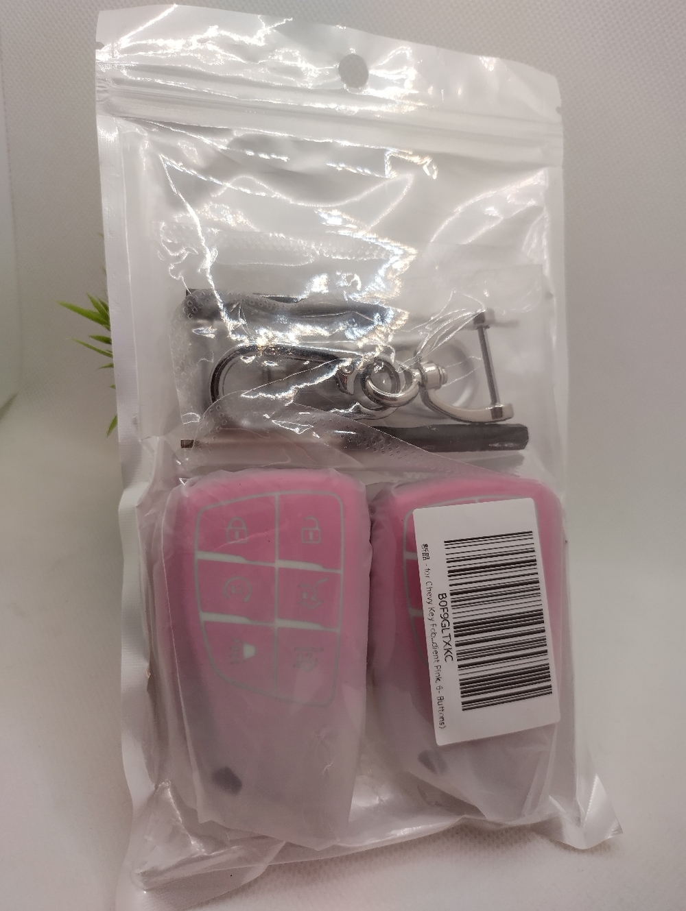 Chevy Key Fob Pink Gradient 6 Buttons Set Of 2 - Picture 7 of 7